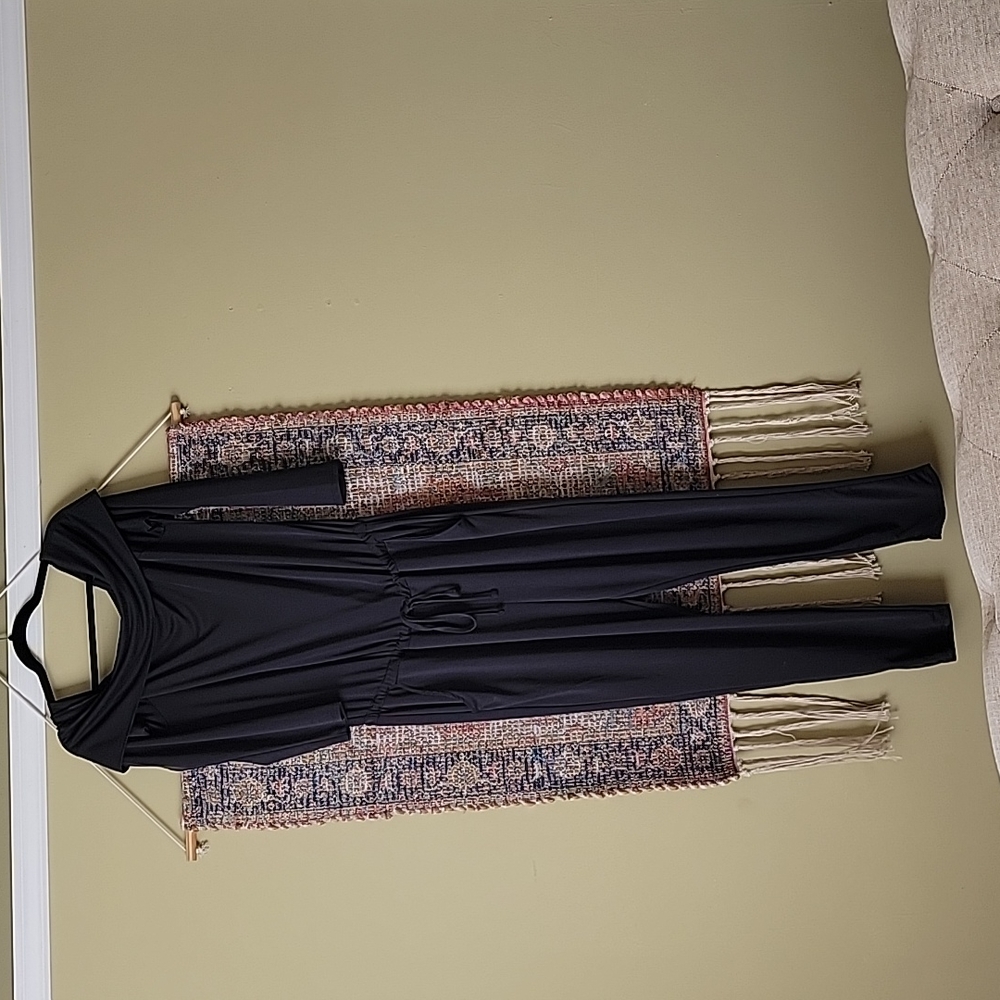 Fabletics off the shoulder jump suit